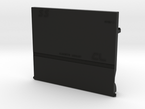 Wheely boombox spare storage compartment door in Black Natural Versatile Plastic