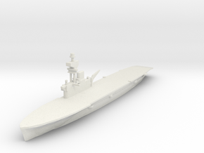 HMS Hermes 95 in White Natural Versatile Plastic: 1:1000