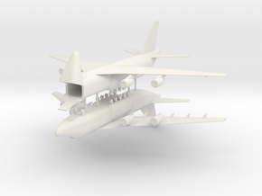 1/700 Antonov AN-124 Ruslan (x2) in White Natural Versatile Plastic