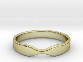 Minimal Ring 02 in 18k Gold Plated Brass: 3.5 / 45.25