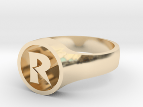 Robin Ring (Small) in 14k Gold Plated Brass: 5 / 49
