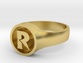 Robin Ring (Small) in Polished Brass: 5 / 49