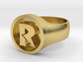 Robin Ring (Large) in Polished Brass: 5 / 49