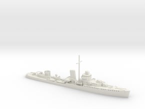 1/350 Scale USS Gridley DD-380 in White Natural Versatile Plastic