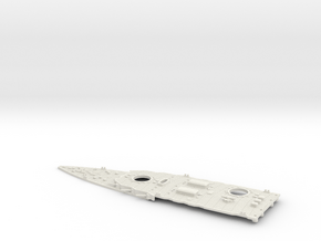 1/700 A-H Battle Cruiser Design Ic Stern Deck in White Natural Versatile Plastic