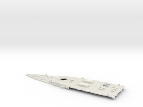 1/600 A-H Battle Cruiser Design Ic Stern Deck in White Natural Versatile Plastic
