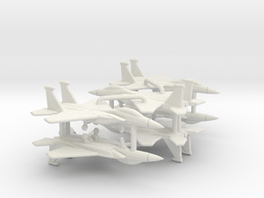 F-15E Strike Eagle (Clean) in White Natural Versatile Plastic: 1:700