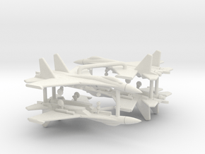 Su-35S Flanker E (Clean) in White Natural Versatile Plastic: 1:700