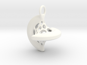 Sphericon knot 2009110059 in White Smooth Versatile Plastic