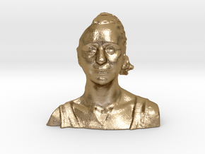 Voronoi Woman (1st Edition) in Polished Gold Steel