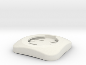 Garmin Female Quarter Turn Curved Plate in White Natural Versatile Plastic