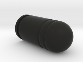 40mm grenade - 1:1 scale in Black Smooth Versatile Plastic
