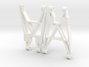 NIX91-Rear Replica Arms SLS in White Premium Versatile Plastic