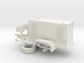 1/64th LPG Diesel Electric Generator Trailer in White Natural Versatile Plastic