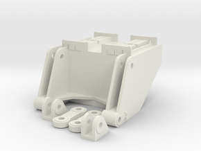 1/50 D10T2 Weight Block in White Natural Versatile Plastic