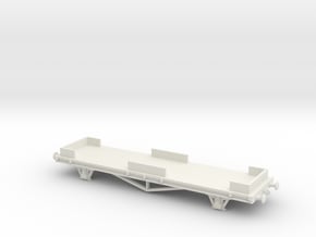 HO/OO CCT Parcel Van Underframe 2-Axle chain v1 in White Natural Versatile Plastic