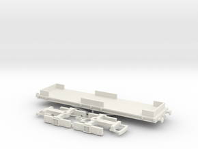 HO/OO CCT Parcel Van Underframe Bogie Bachmann v1 in White Natural Versatile Plastic