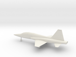 Northrop T-38 Talon in White Natural Versatile Plastic: 1:64 - S