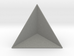 Central Division of a Tetrahedron (large) in Gray PA12