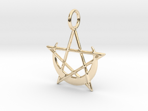 wicca in 14k Gold Plated Brass