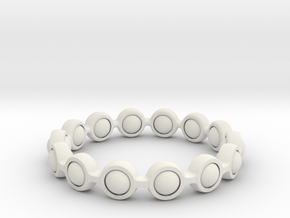 Mr massager Bracelet in White Natural Versatile Plastic