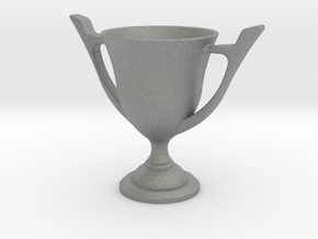 Trophy cup (Minimum size) in Gray PA12