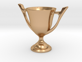Trophy cup (Minimum size) in Polished Bronze