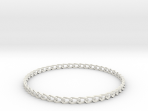 Bracelet Stainless in White Natural Versatile Plastic