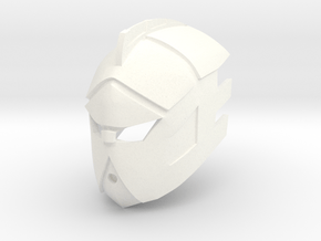 [commission] Kanohi Rhukii Great Mask of Synergy in White Smooth Versatile Plastic