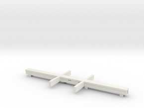 Underframe for 36' HO Scale Accurail Boxcar in White Natural Versatile Plastic