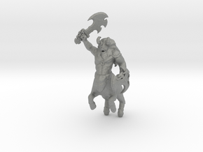 Rearing Lynel with Savage Sword miniature model wh in Gray PA12