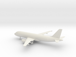 Airbus A320 in White Natural Versatile Plastic: 1:285 - 6mm