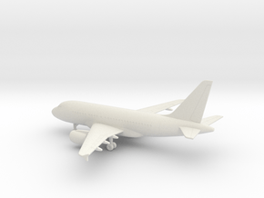 Airbus A318 in White Natural Versatile Plastic: 1:350