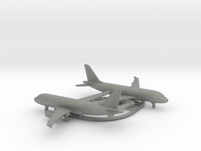 Airbus A319 in Gray PA12: 1:600
