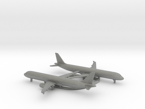 Airbus A321 in Gray PA12: 1:600