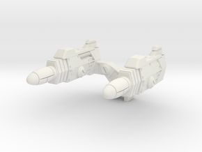 SS BB Wheeljack Shoulder Blaster (Toy-inspired) in White Natural Versatile Plastic