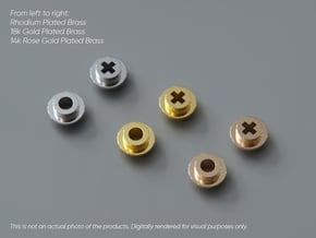 X/O: LED parts for Matrix 2.0 Add in 18k Gold Plated Brass