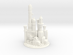 Bottle City of Kandor  in White Processed Versatile Plastic