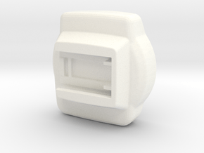 Garmin Varia Trek Integrated Seat Post Mount in White Smooth Versatile Plastic
