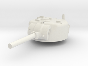 M4A3 75mm Turret 1/76 Airfix in White Natural Versatile Plastic