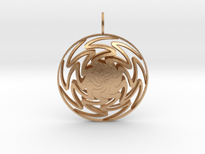 Radiant Waveforms (Double-Domed) in Natural Bronze