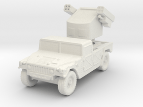 Humvee Avenger SAM 1/120 in White Natural Versatile Plastic