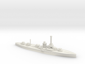 USS Utah WWII 1/700 in White Natural Versatile Plastic