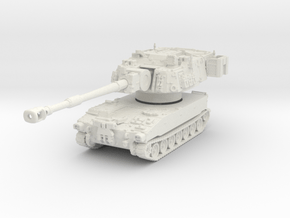 M109A6 Paladin 1/100 in White Natural Versatile Plastic