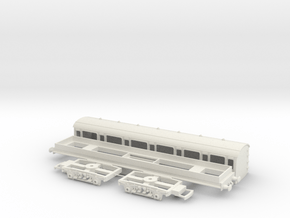 HO/OO Gordon Maunsell Composite Coach S3 Bachmann in White Natural Versatile Plastic