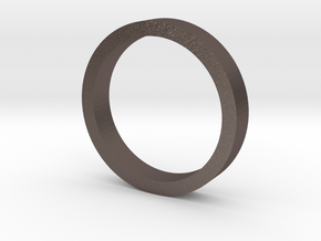 F.Y. RING in Polished Bronzed-Silver Steel