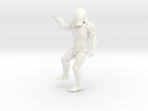 Predator - Holding on pose in White Processed Versatile Plastic