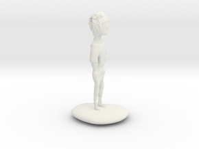 Character on Stone in White Natural Versatile Plastic