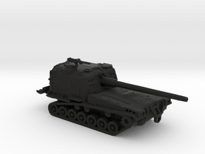m53 self-propelled gun 1:160 scale in Black Smooth PA12
