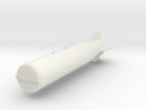 M36 Cluster Bomb Munition in White Natural Versatile Plastic: 1:24